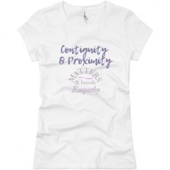 Ladies Slim Fit Basic Promo Jersey Tee