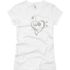 Ladies Slim Fit Basic Promo Jersey Tee