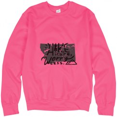 Unisex Neon Crewneck Sweatshirt