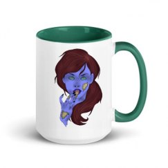 15oz Ceramic Mug with Color Inside