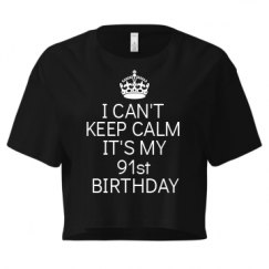 Ladies Festival Cali Crop Top Tee