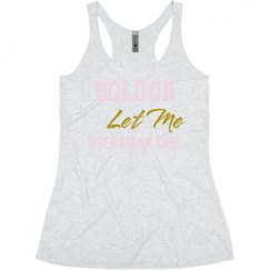 Ladies Slim Fit Super Soft Racerback Triblend Tank