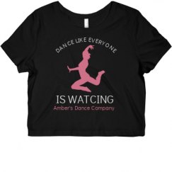 Ladies Slim Fit Crop Top Tee