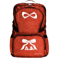 Thin Bow Initials Cheer Bag