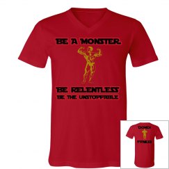 DONDIFITNESS GUYS V NECK TEE