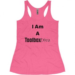 Ladies Slim Fit Super Soft Racerback Triblend Tank