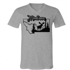 Unisex V-Neck Jersey Tee