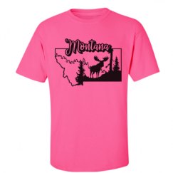 Unisex Ultra Cotton Safety Neon Crewneck Tee