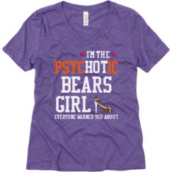 Ladies Relaxed Fit Super Soft Triblend V-Neck Tee