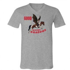 Unisex V-Neck Jersey Tee