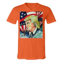 Unisex V-Neck Jersey Tee