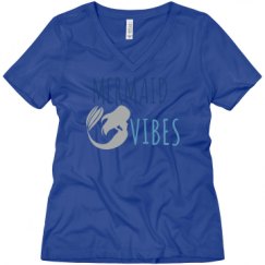 Ladies Relaxed Fit V-Neck Tee