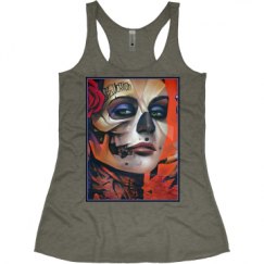 Ladies Slim Fit Super Soft Racerback Triblend Tank