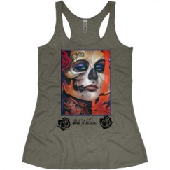 Ladies Slim Fit Super Soft Racerback Triblend Tank