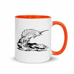 11oz Ceramic Mug with Color Inside