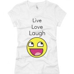 Ladies Slim Fit Basic Promo Jersey Tee