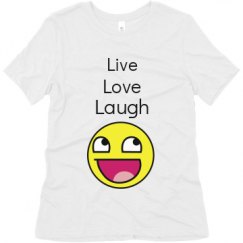 Ladies Relaxed Fit Super Soft Triblend Tee