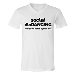 Unisex V-Neck Jersey Tee