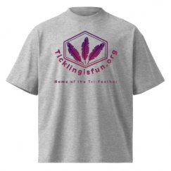 Unisex Organic Oversized High Neck T-Shirt
