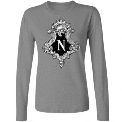 Ladies Relaxed Fit Basic Long Sleeve Tee