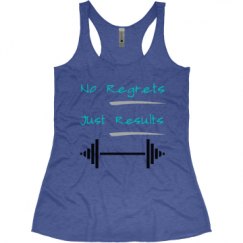 Ladies Slim Fit Super Soft Racerback Triblend Tank