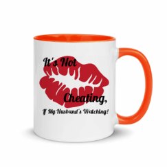 11oz Ceramic Mug with Color Inside