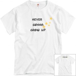 Never gonna grow up..peter pan