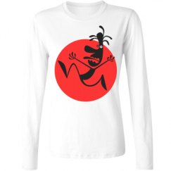 Ladies Relaxed Fit Basic Long Sleeve Tee