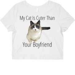 Cat Crop Top