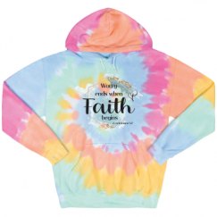 Unisex Tie-Dye Fleece Hoodie