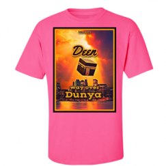 Unisex Ultra Cotton Safety Neon Crewneck Tee