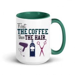 15oz Ceramic Mug with Color Inside