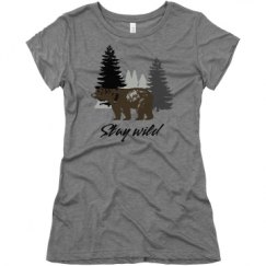 Ladies Slim Fit Super Soft Triblend Tee