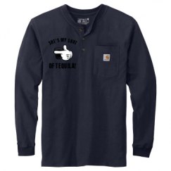 Unisex Carhartt Long Sleeve Henley Tee