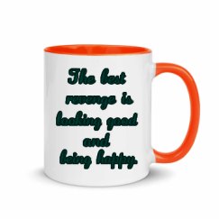 11oz Ceramic Mug with Color Inside