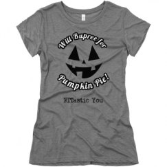 Ladies Slim Fit Super Soft Triblend Tee