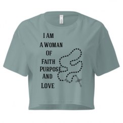 Ladies Festival Cali Crop Top Tee