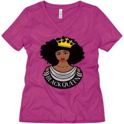 Ladies Relaxed Fit V-Neck Tee