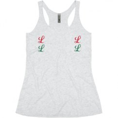 Ladies Slim Fit Super Soft Racerback Triblend Tank