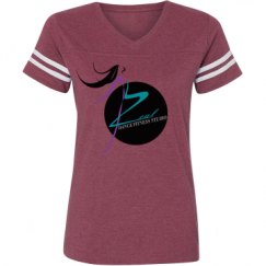 Ladies Relaxed Fit Vintage Sports Tee