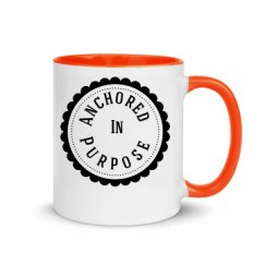 11oz Ceramic Mug with Color Inside