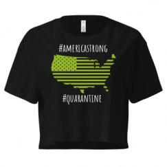 Ladies Festival Cali Crop Top Tee