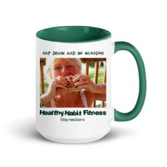 15oz Ceramic Mug with Color Inside