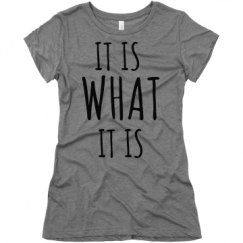 Ladies Slim Fit Super Soft Triblend Tee