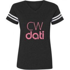 Ladies Relaxed Fit Vintage Sports Tee