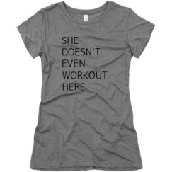 Ladies Slim Fit Super Soft Triblend Tee