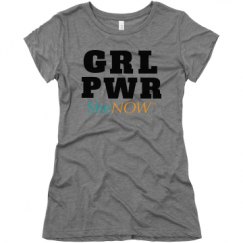 Ladies Slim Fit Super Soft Triblend Tee