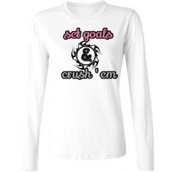 Ladies Relaxed Fit Basic Long Sleeve Tee