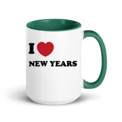 15oz Ceramic Mug with Color Inside