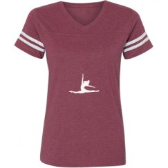 Ladies Relaxed Fit Vintage Sports Tee